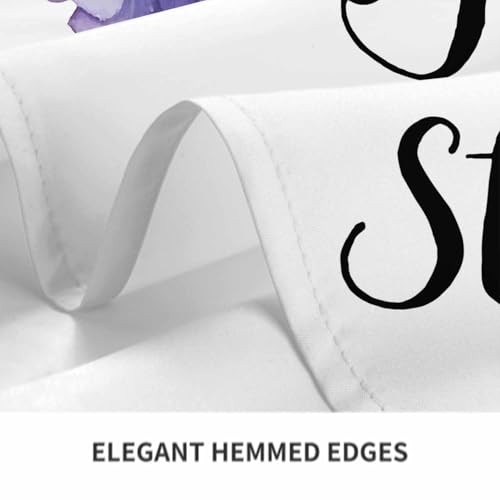 Table Cloth for Rectangle Table 84" x 60" (Rectangular) Flower Modern Quartz