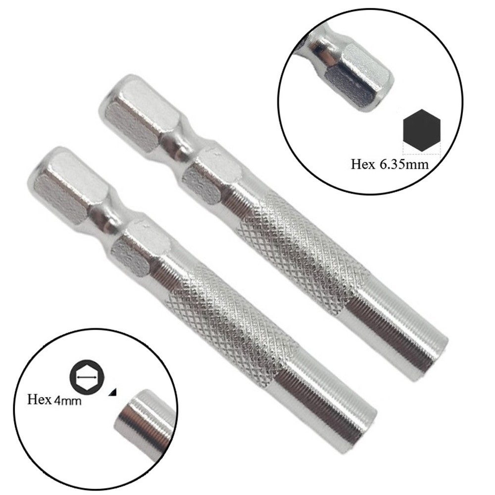 Screwdriver Adapter Insert Bit Adapter 1/4\" 6.35mm Handle Electric Screwdriver