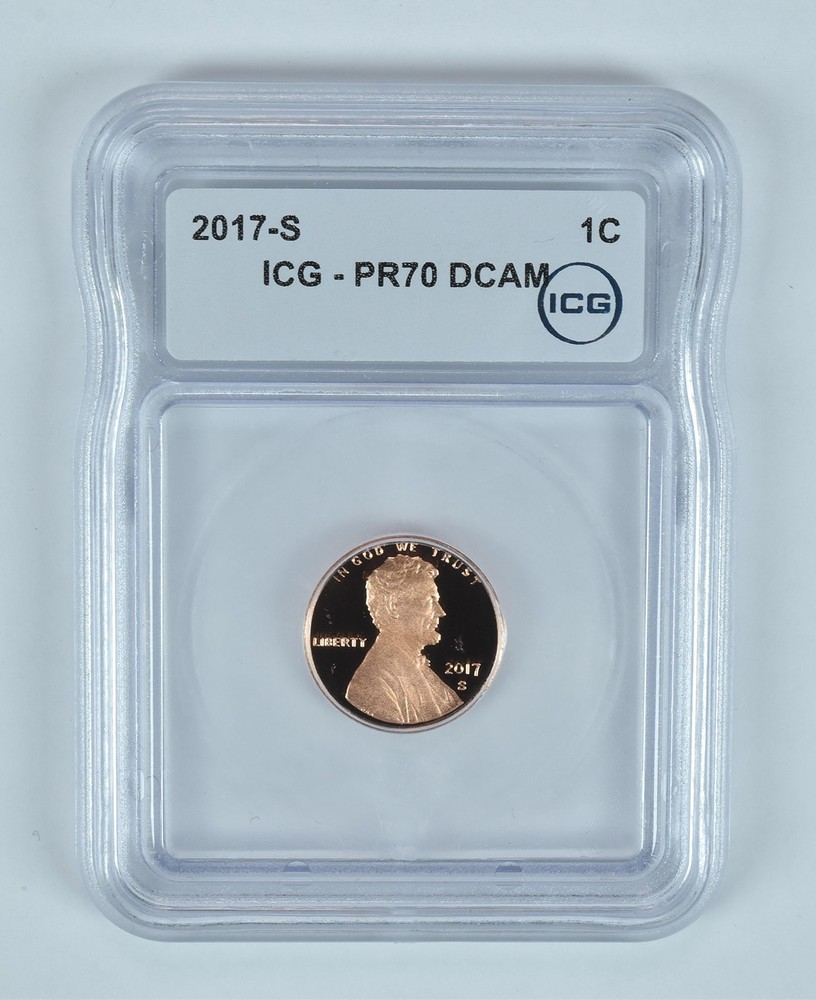2017-S Lincoln Shield Cent PR70 DCAM ICG