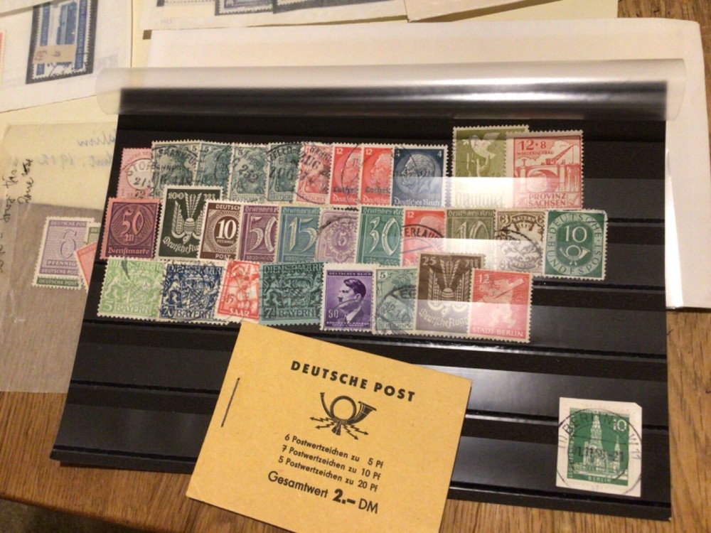 German & DDR mixed stamps in packets A9431