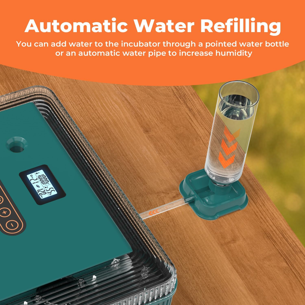 Automatic Egg Incubator for Hatching Eggs: Egg Incubator with Automatic Egg Turn