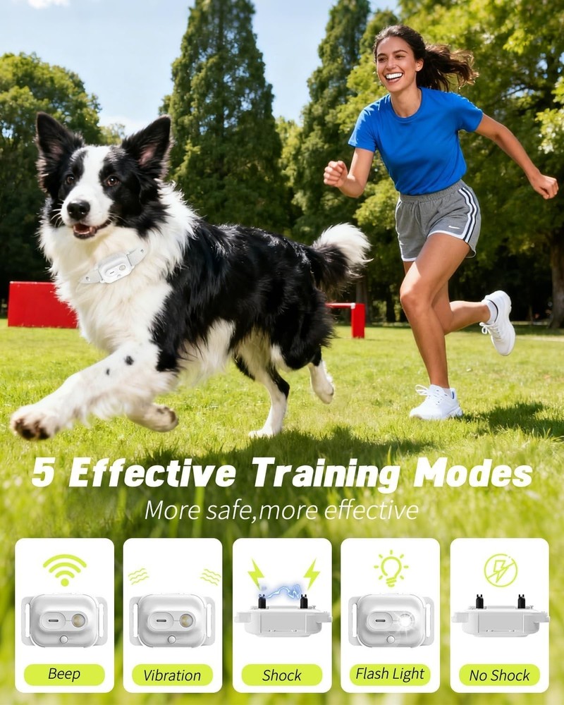 Dog Training Collar with Remote 3300FT Range Waterproof Rechargeable E Collar
