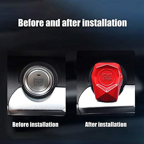 Engine Start/Stop Button Cover, Push to Start Button Ignition Cover Anti