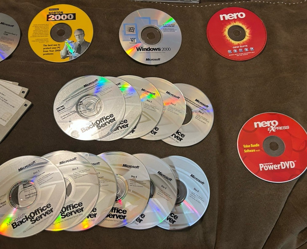 PC Software and Installation Media Lot