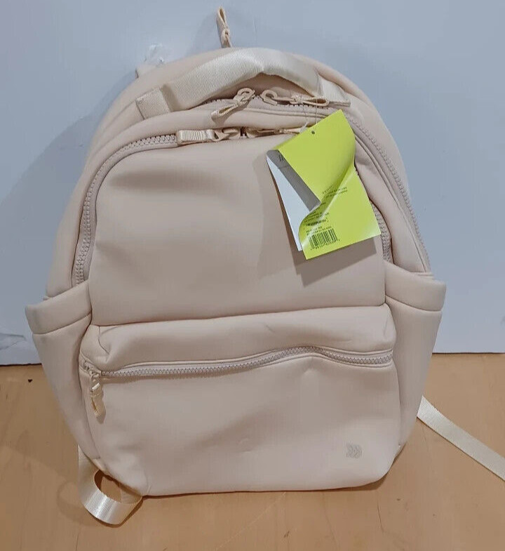 Faux Neoprene 17" Backpack Tan - All In Motion️- Cream