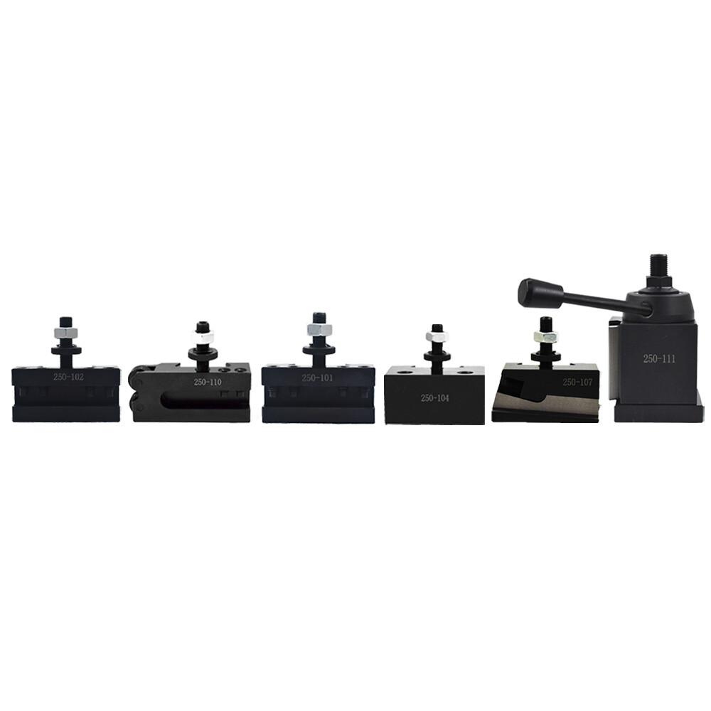 6 Pack Wedge Type Quick Change Tool Post Holder Set AXA 250-111 For Lathe 6- 12"