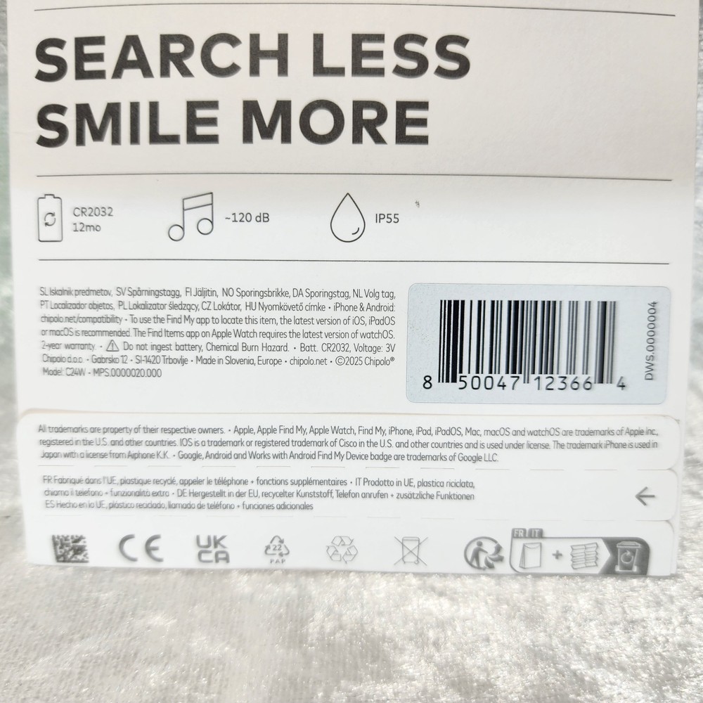 Chipolo POP Bluetooth Tracking Tag (1 Pack) Blue New