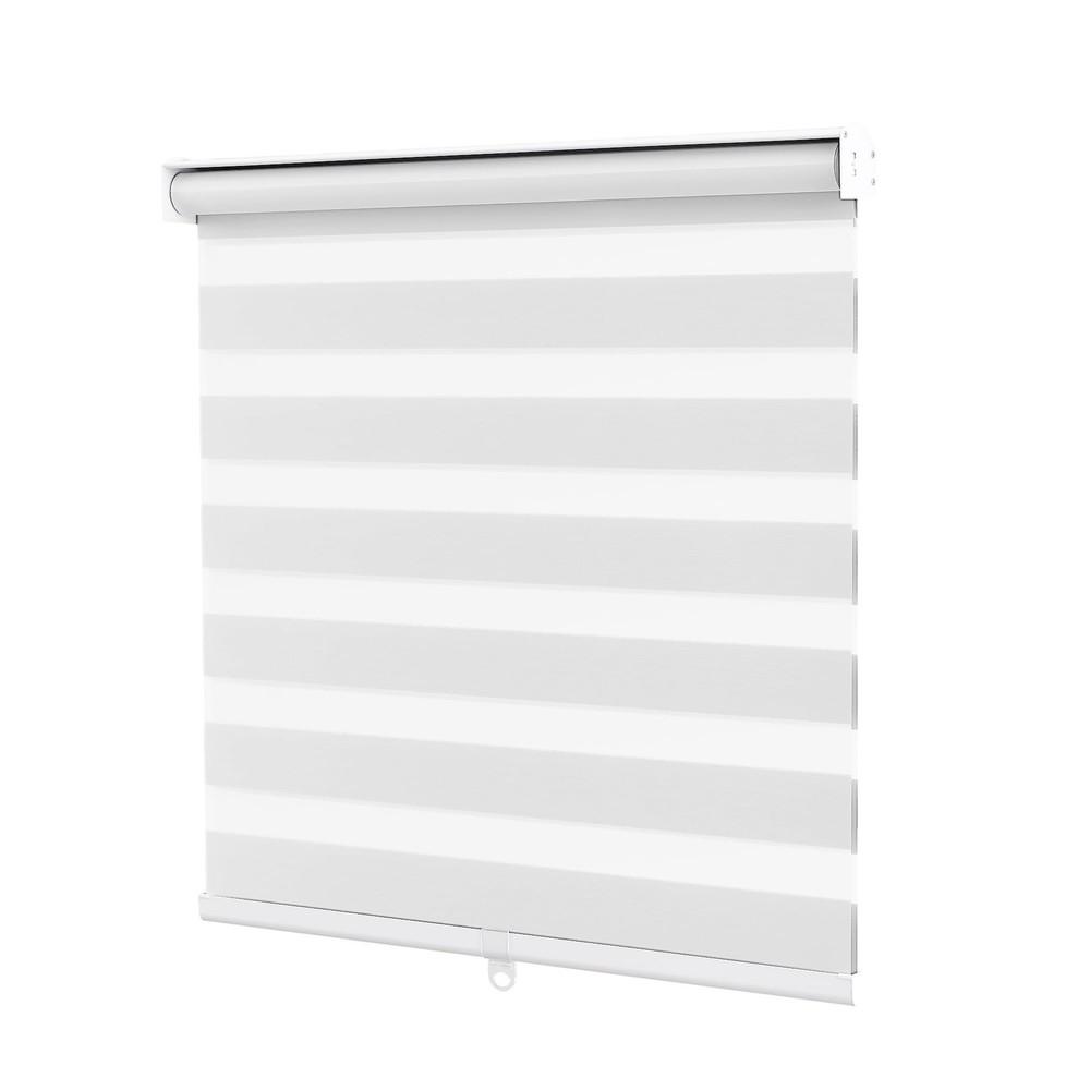 Zebra Blinds Whiteout & Light Filtering Light Control Window Privacy Roller B...