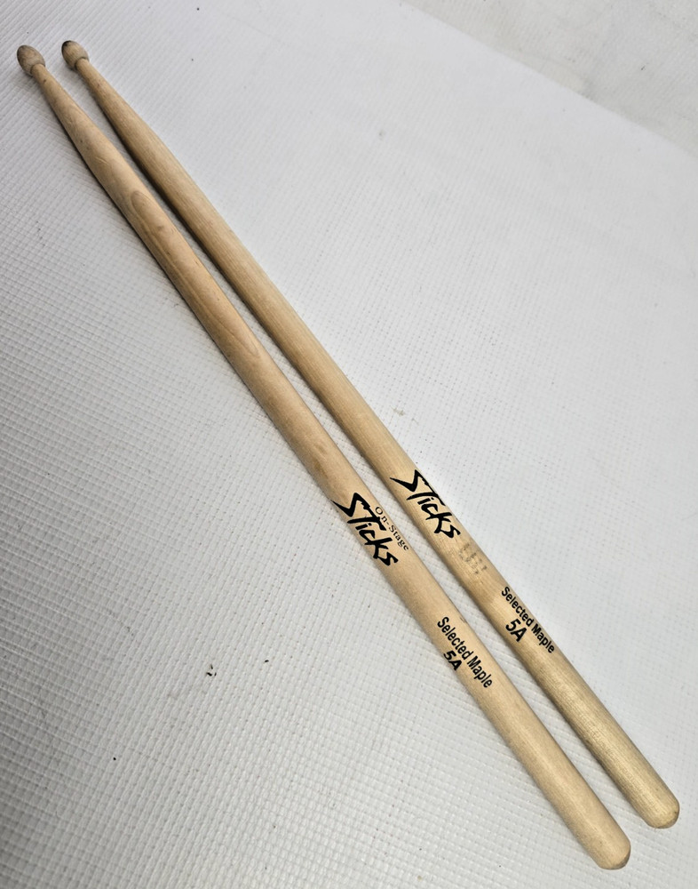 On-Stage Stands 5A Nylon Tip Maple Drumsticks
