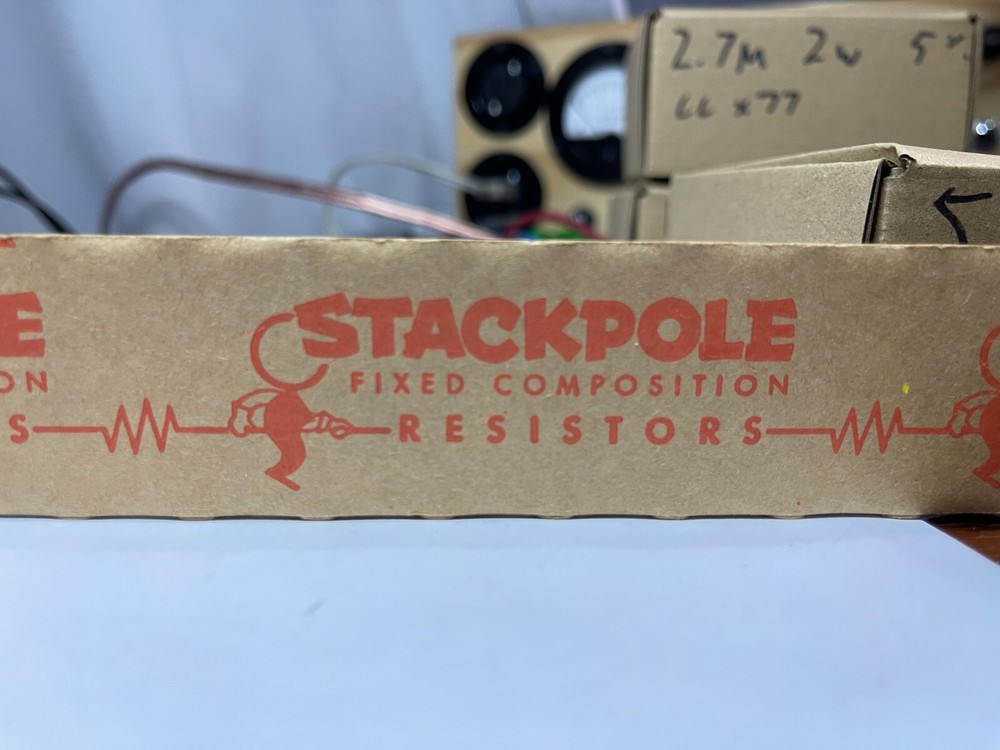 MANY VALUES NOS 2 Watt Carbon Composition Resistors - TESTED (See Description)
