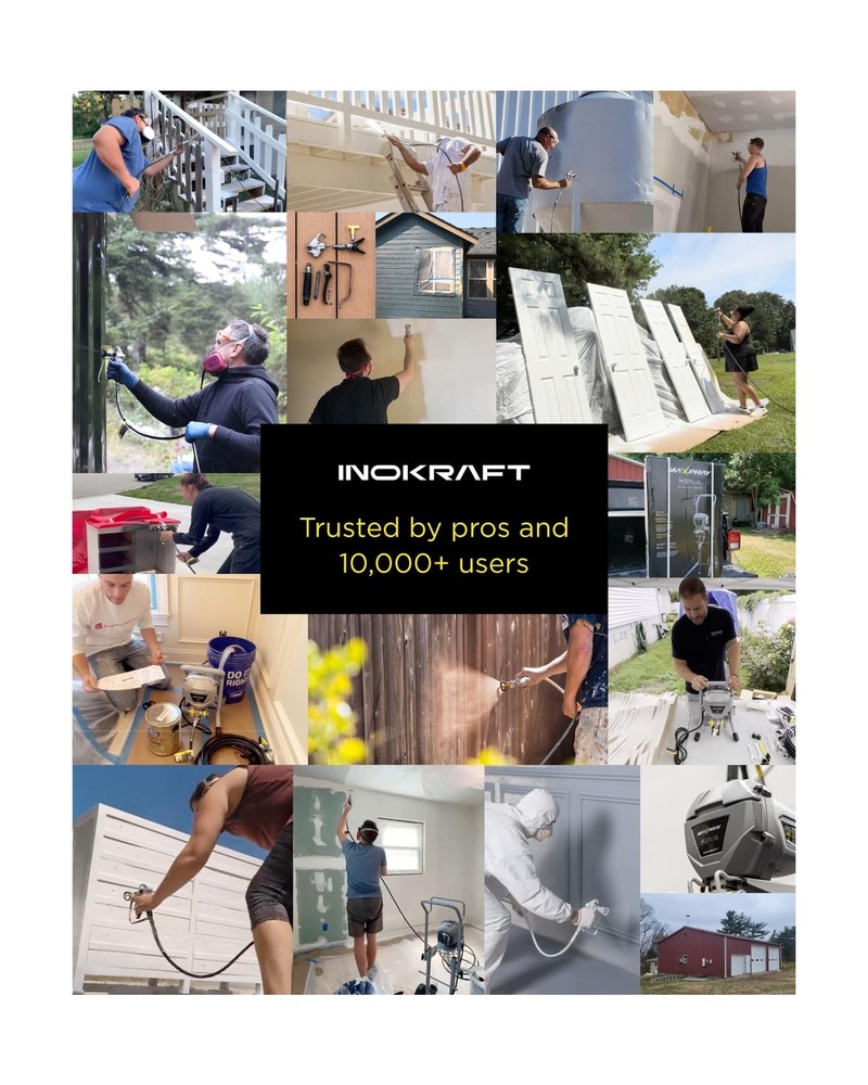 MaXpray M1 Airless Paint Sprayer, Highly Efficient Thinning-Free Minimal Over...