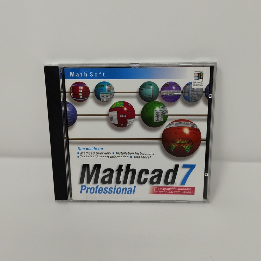 Mathsoft Mathcad 7 Professional MathConnex Treasury - 2 CDs & User Guides