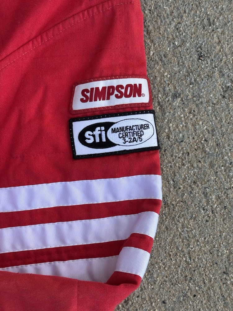 Simpson STD 19 One Piece Racing Fire Suit - Large