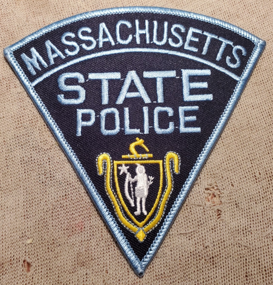 MA Massachusetts State Police Shoulder Patch