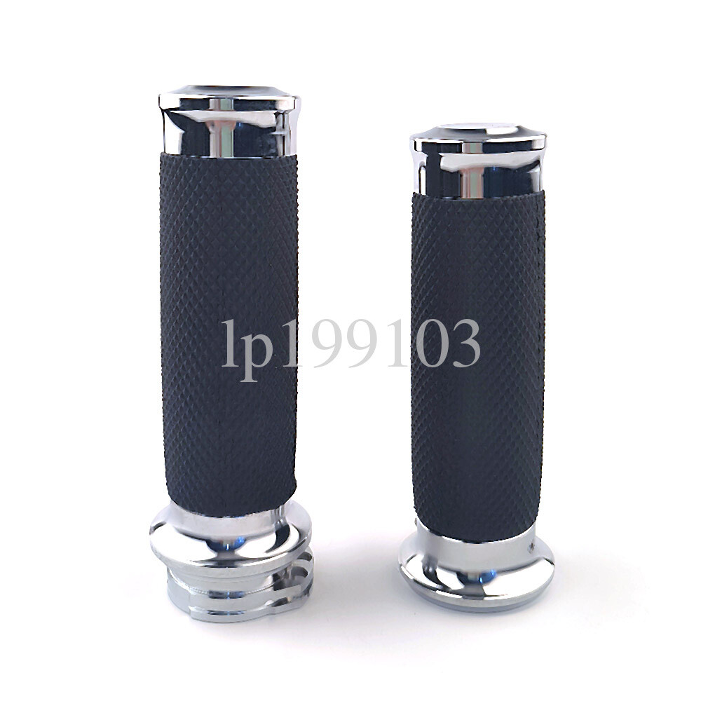 Pair Motorcycle 1" Handlebar Hand Grips For Harley-Davidson Softail Deuce FXSTD