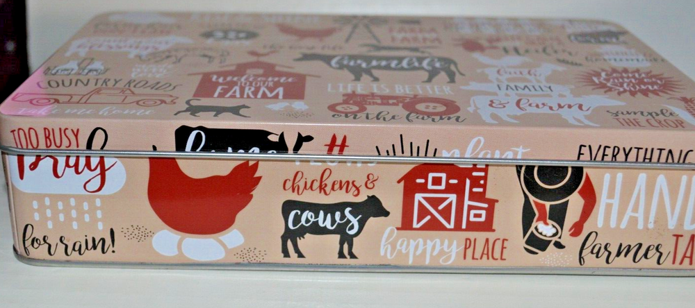 Farm Living Tin Rectangle