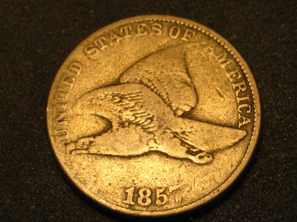 1857 Flying Eagle Cent VG