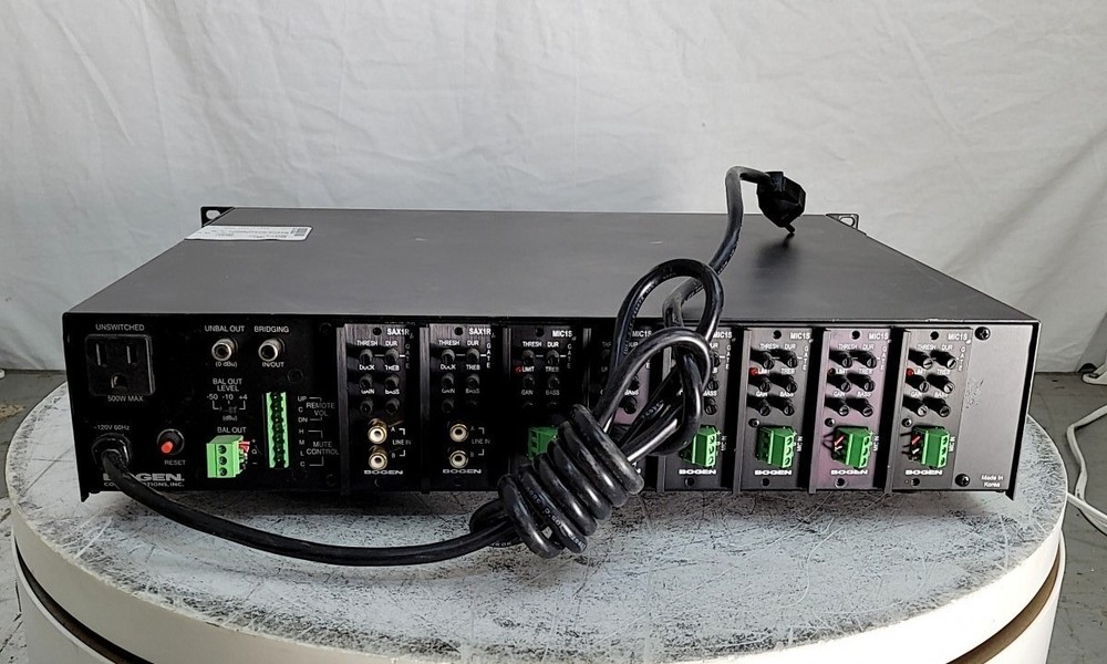 BOGEN VMIX Modular Input Mixer SEE NOTES