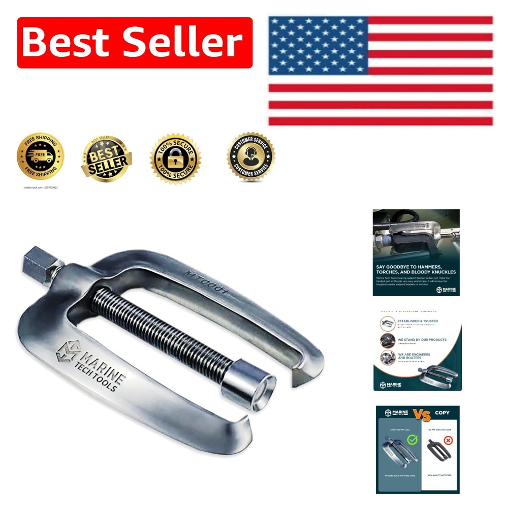 Durable Hydraulic Steering Support Puller for Easy Uflex & SeaStar Removal