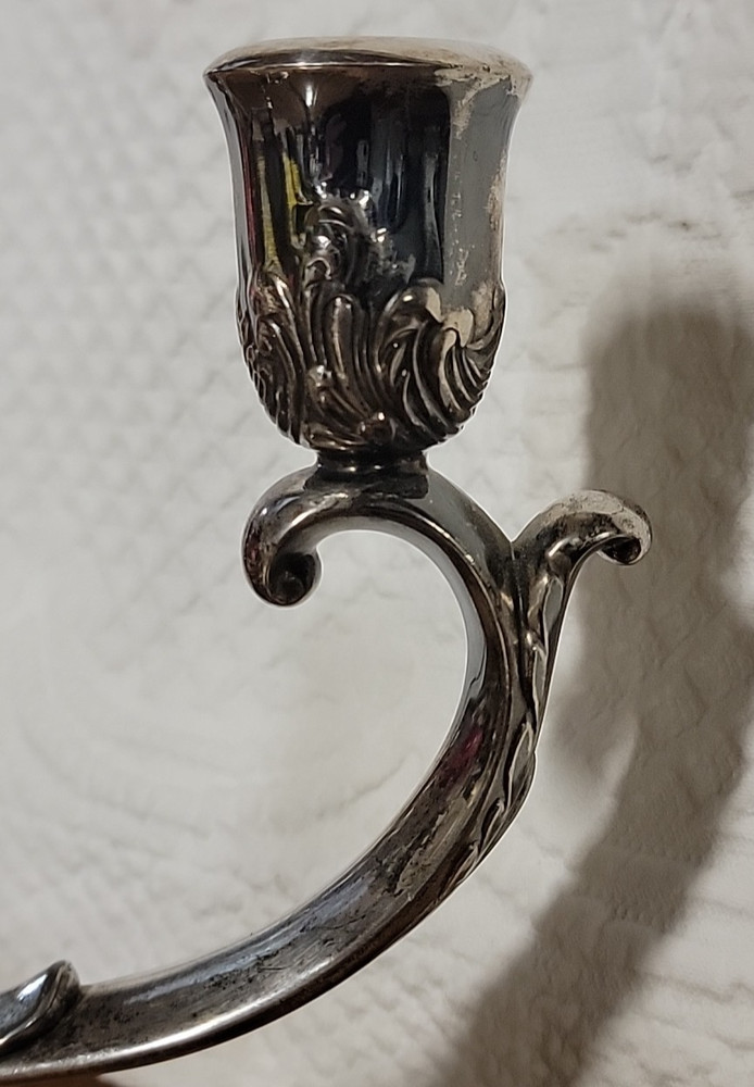 Reed & Barton 145 Silverplate Epergne Candelabra