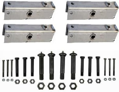 Triple Axle Equalizer Kit 3.5K-8K Axles 2" Slipper Spring 11" Equalizers