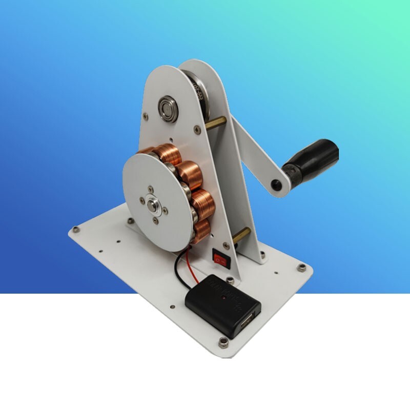 Mini Emergency Hand Generator USB Charging 12V Permanent Magnet Generation