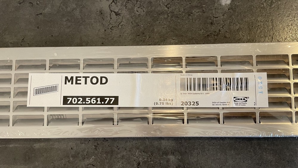 IKEA METHOD 702.561.77 43x9.5 cm Rectangular Ventilation Grille