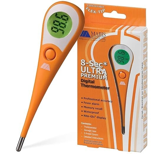 Mabis DMI 8-Second Ultra Premium Digital Thermometer