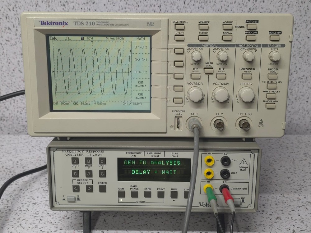 Voltech TF 2000 - Frequency Response Analyzer TF 2000