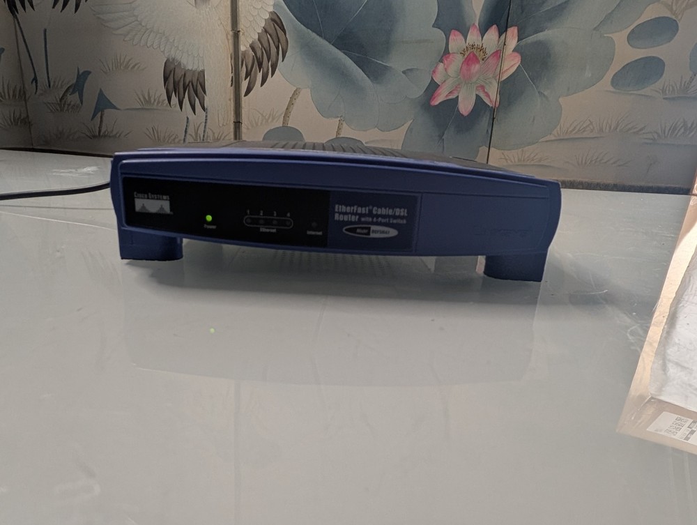 Linksys BEFSR41 EtherFast Cable/DSL Wired Router 4-Port Switch Ver. 3.1 - Tested