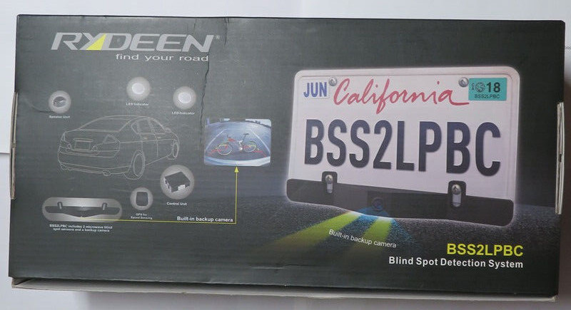 Rydeen BSS2LPBC Advanced License Plate Bar Blindspot Detection System