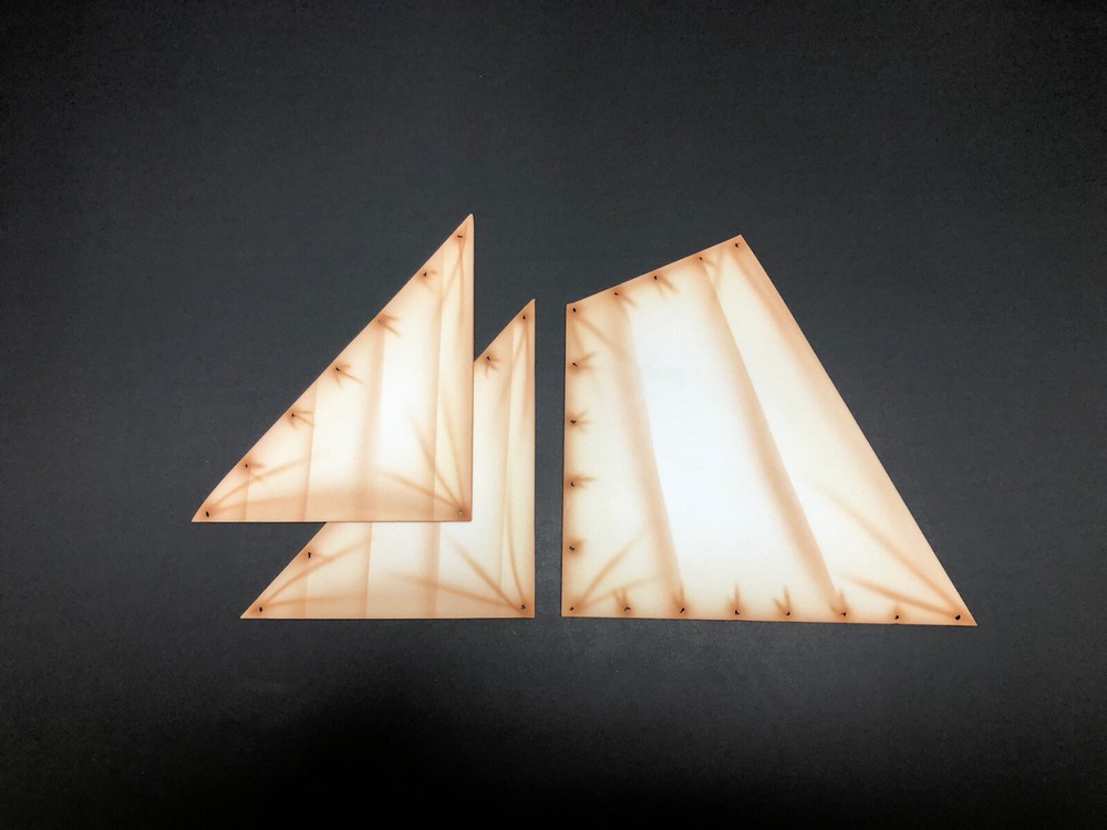 blood and plunder Resin sloop Painted Sails