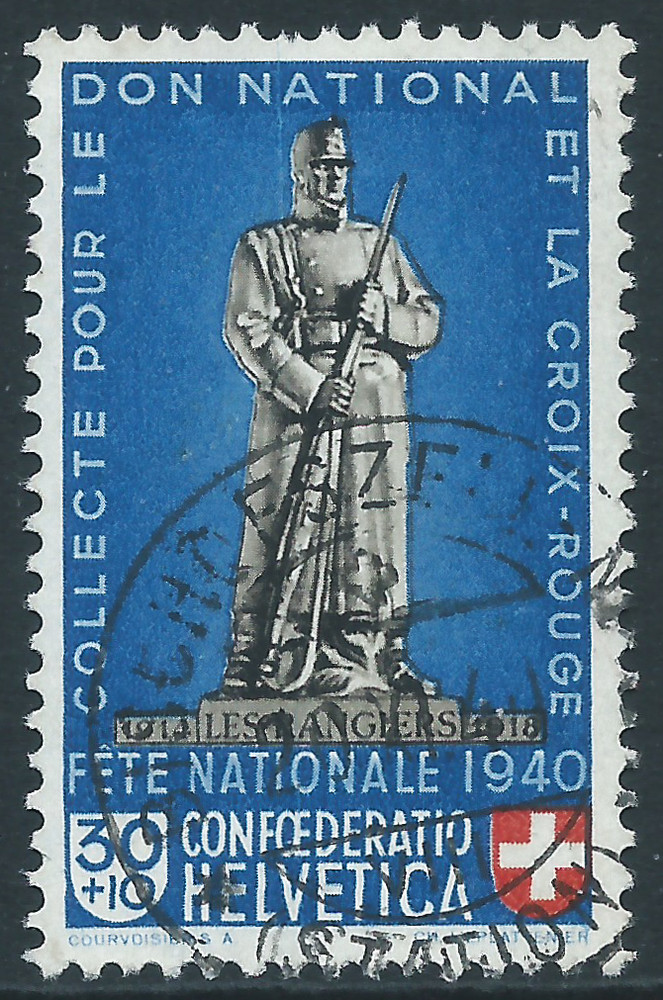 Switzerland, Sc #B103, 30c +10c, Used