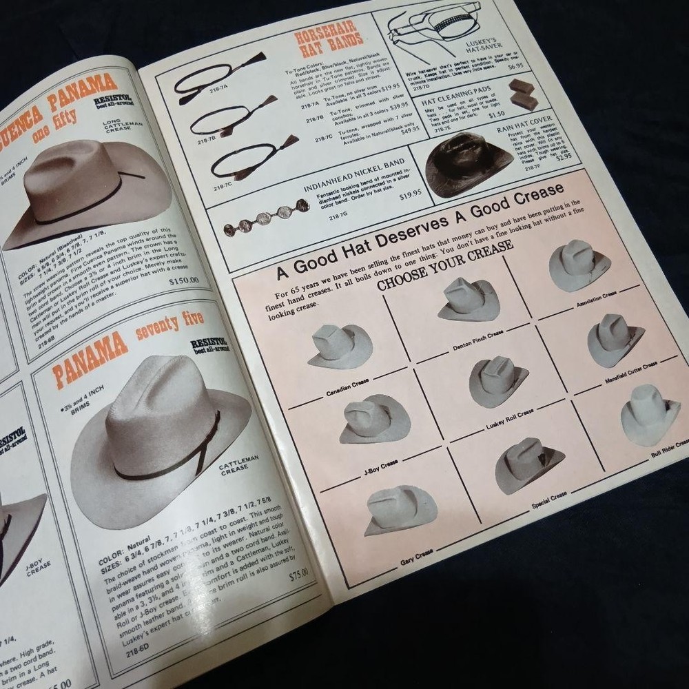 80s Western Catalog LUSKEY Levi