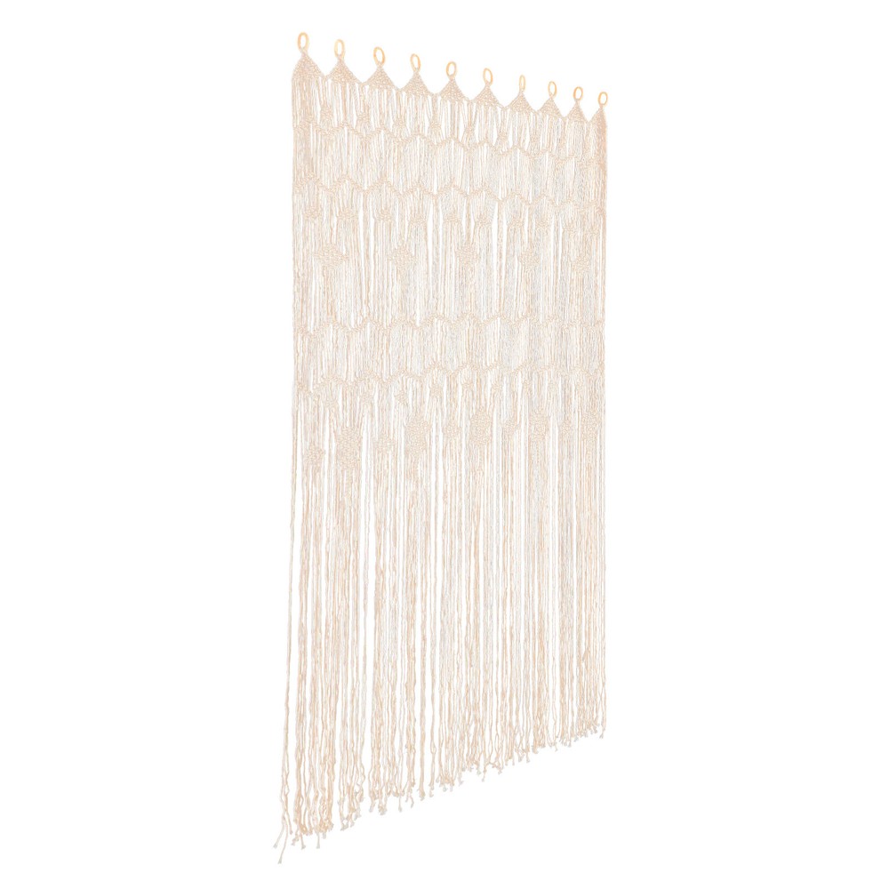 Large Macrame Curtain Handmade Wall Hanging Tapestry Boho Doorway Decor