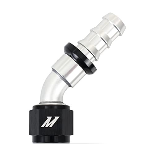 Push-Lock Fitting, 10AN, 45-Degree