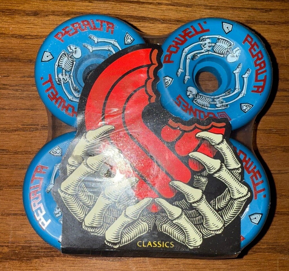 POWELL PERALTA G-BONES SKATE WHEELS REISSUE BLUE