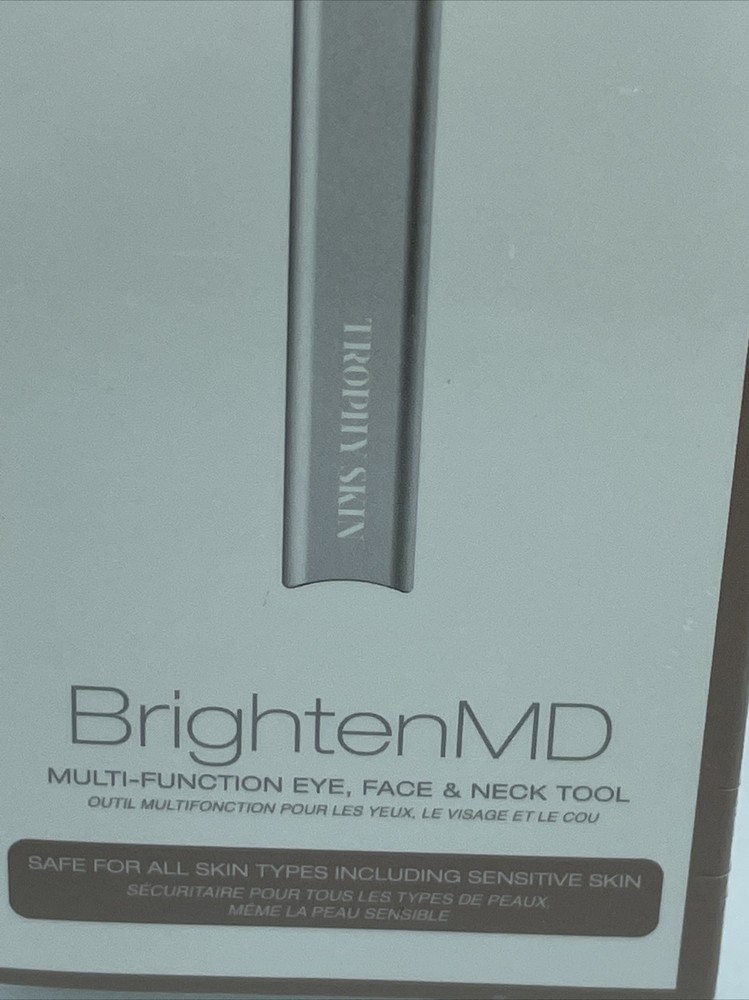 NEW NIB Trophy Skin BrightenMD Multi-Function Eye, Face & Neck Tool SEaLED ATHNT