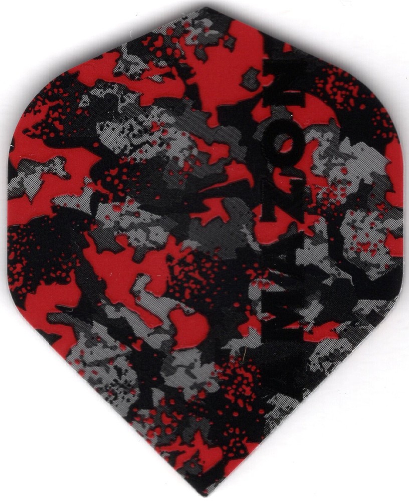 Red AMAZON Camouflage Dart Flights: 3 per set