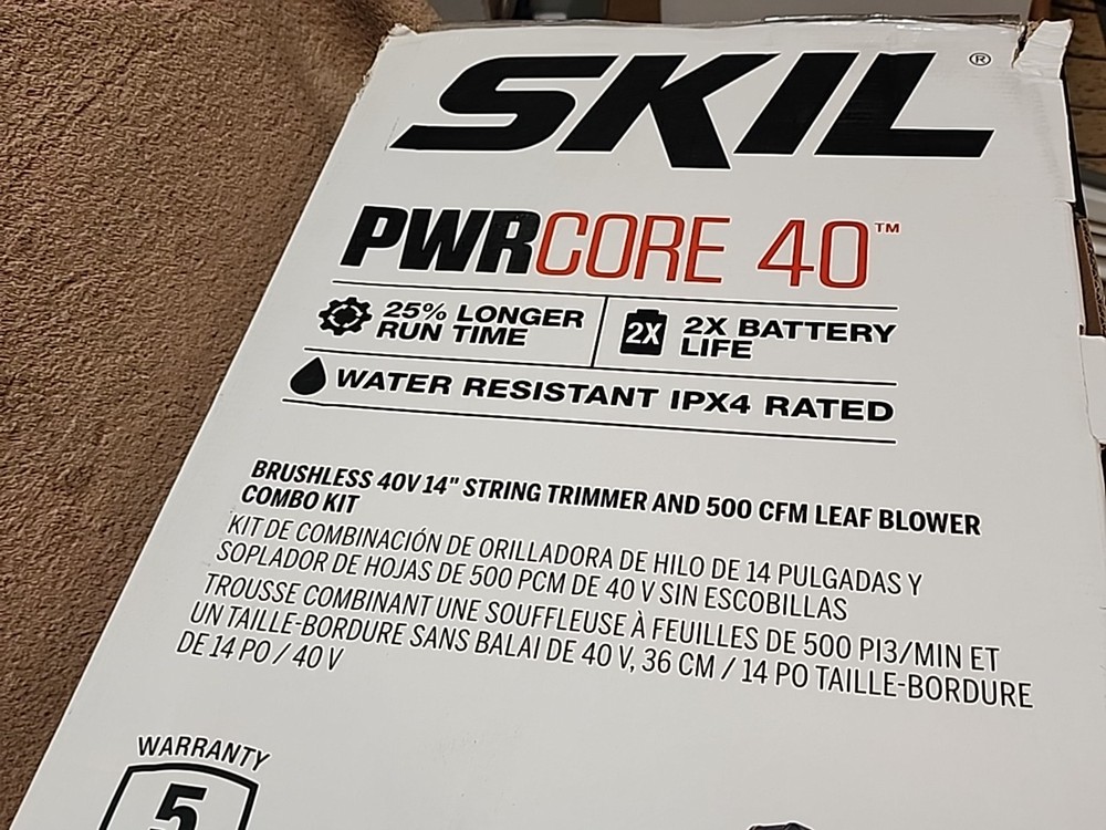 SKIL 40V Brushless 14" String Trimmer & Leaf Blower Combo Kit (TOOL ONLY)