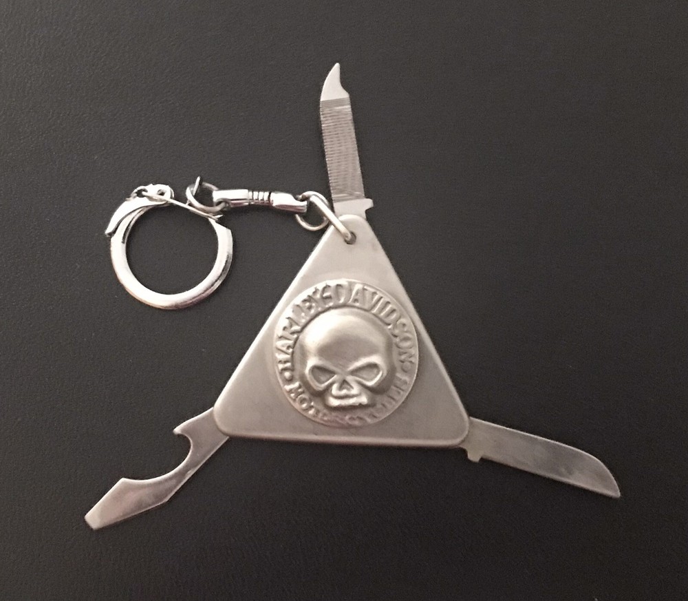 HARLEY- Davidson WILLIE G SKULL    KEYCHAIN