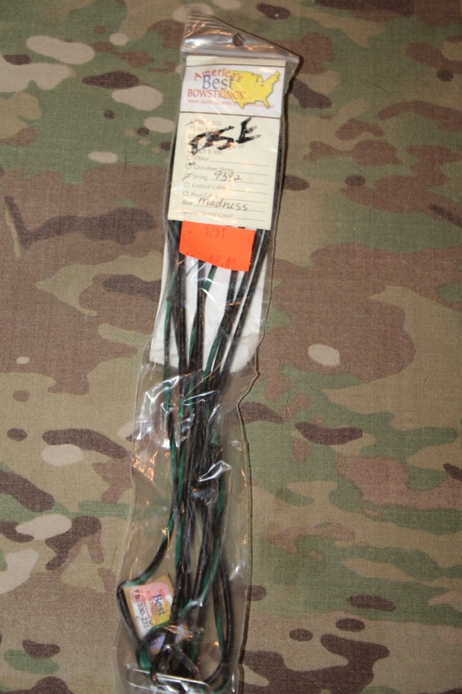 PSE Compound Bow String 93 1/2" MADNESS Bow BCY8125 Green/Black