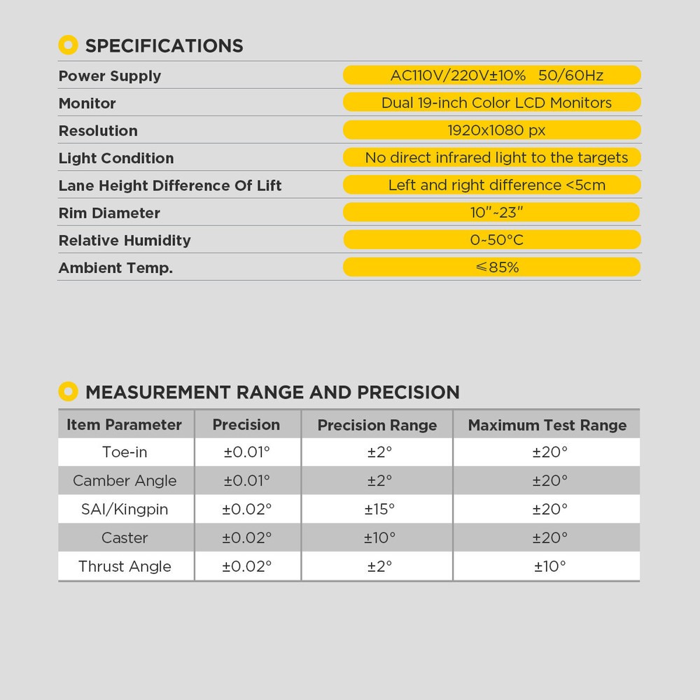 3D Wheel Alignment Machine Fully Automatic Car Tire Wheel Aligner System Tool