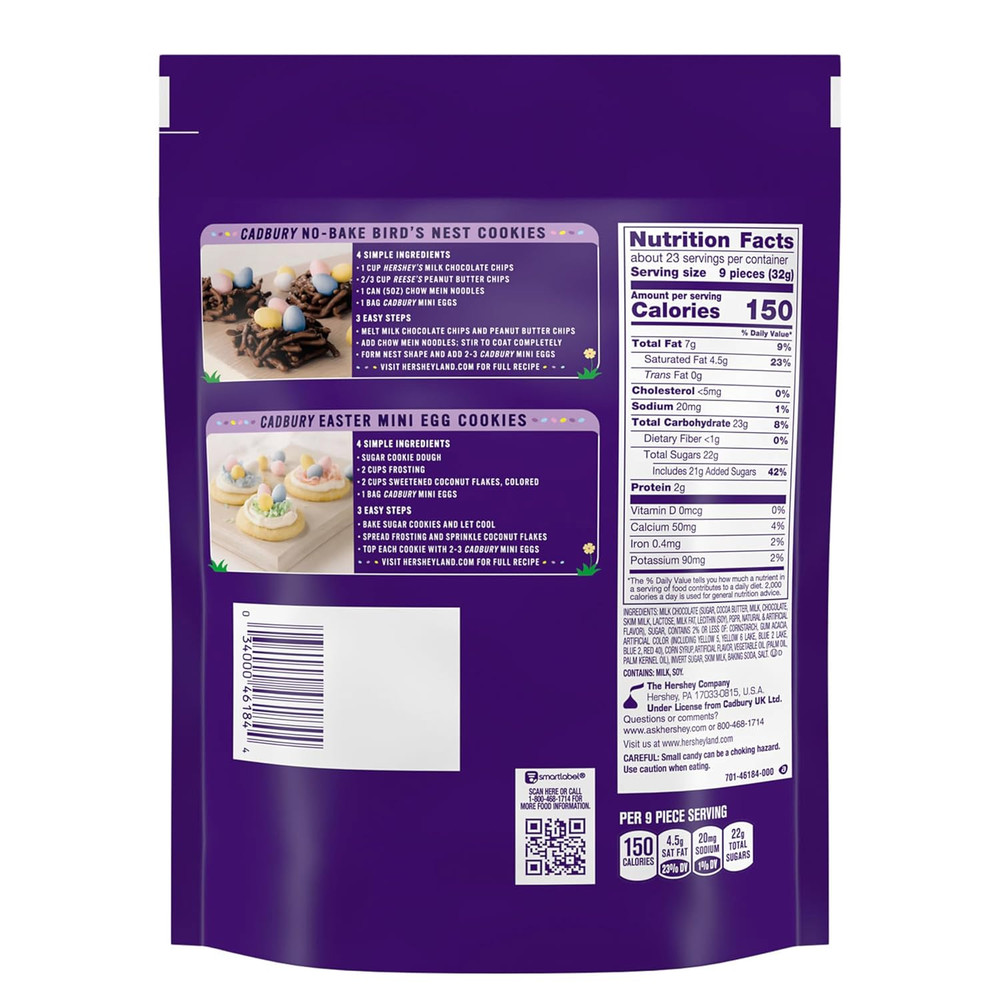 MINI EGGS Milk Chocolate, Easter Candy Bag, 26.5 Oz