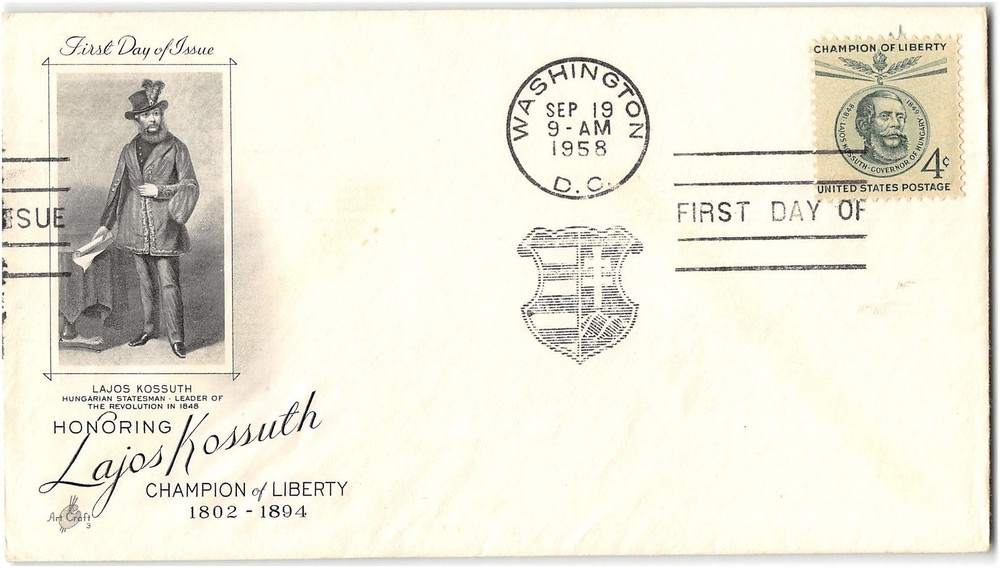 US #1117 First Day Cover (FDC), 1958