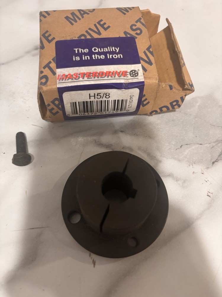H 5/8 Split Taper Bushing with Finished Bore 5/8" Bore