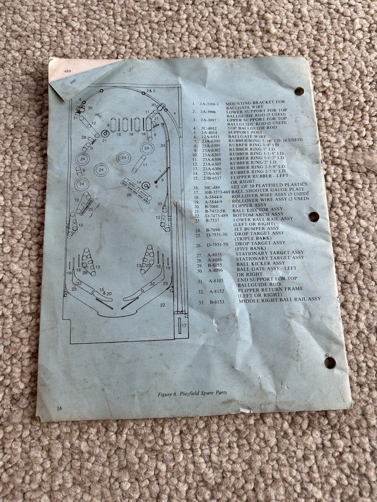 ORIGINAL-WILLIAMS-TIME WARP-INSTALLATION & OPERATIONS-ADJUSTMENTS HANDBOOK
