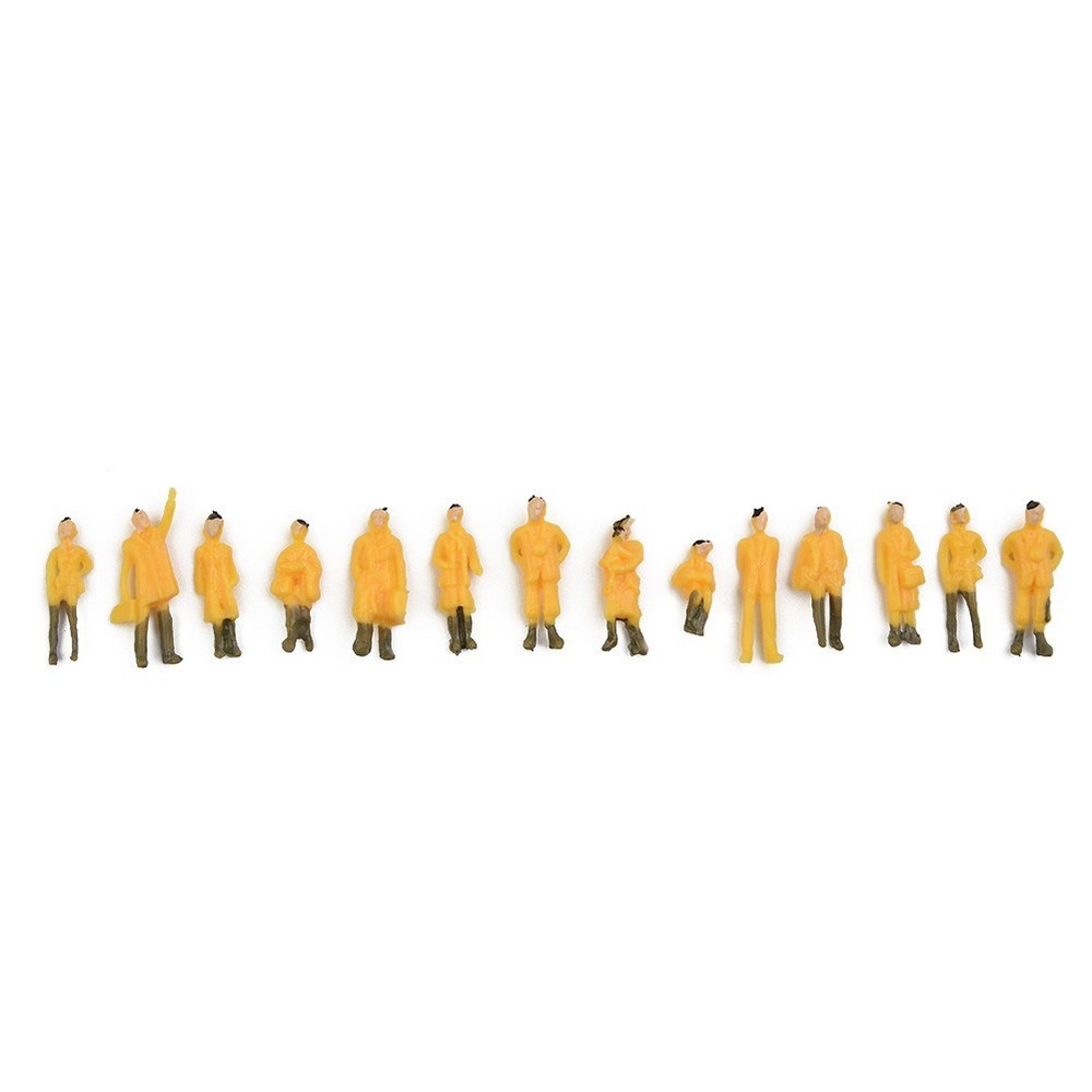 Railway Train Layout Painted Figures HO Scale Mixed Batch Model People Passenger
