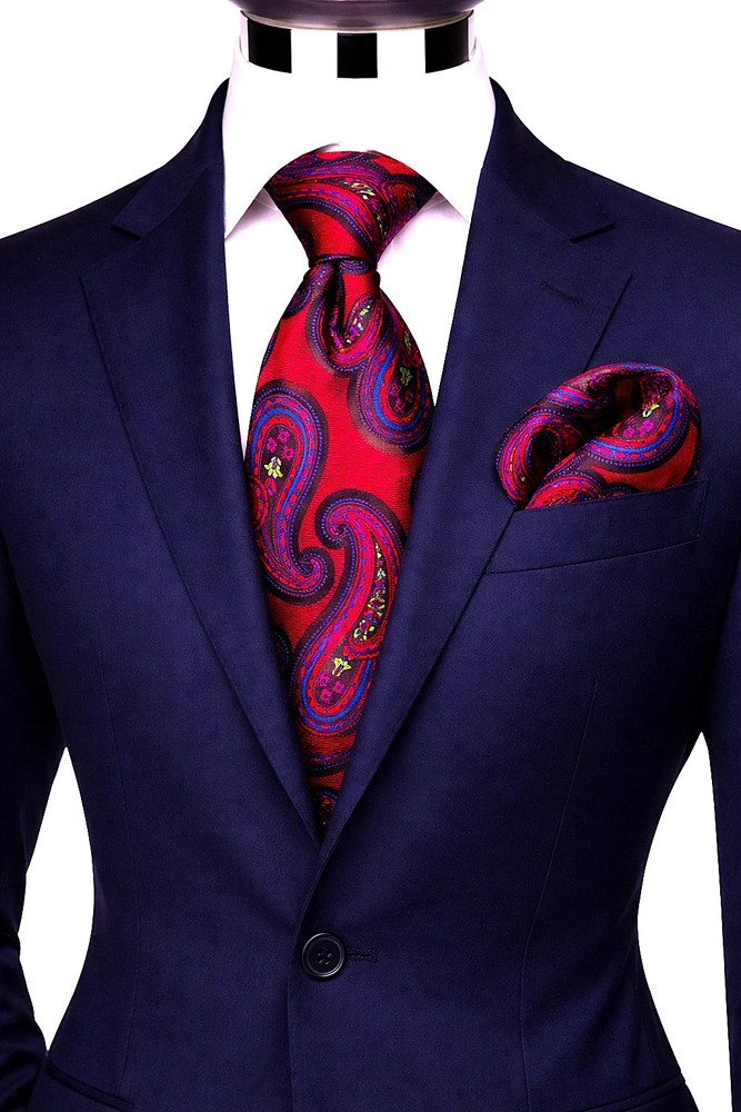 DON TIE & POCKET SQAURE by VERSE9