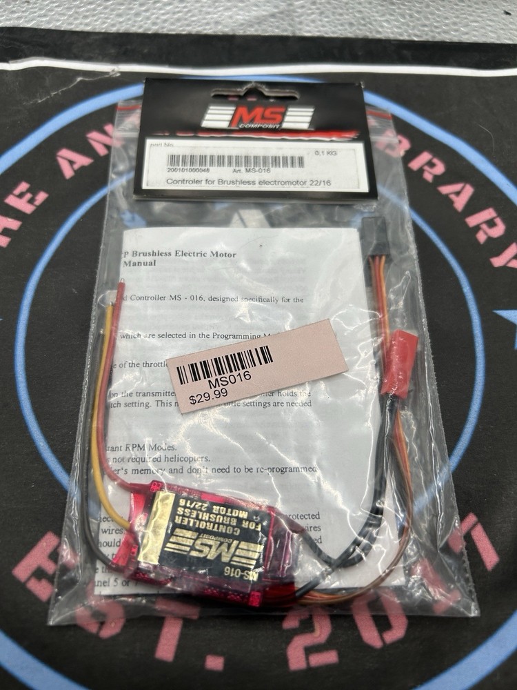 MS Composit. Controller For Brushless Electromotor. 22/16. MS016